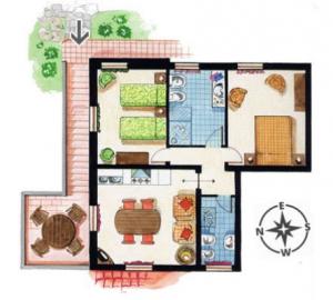 hoiday apartment iris 1